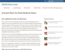 Tablet Screenshot of medichere.com